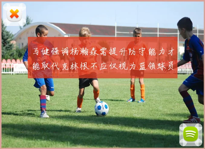 马健强调杨瀚森需提升防守能力才能取代克林根不应仅视为蓝领球员