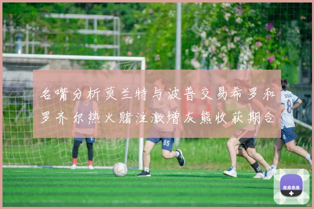 名嘴分析莫兰特与波普交易希罗和罗齐尔热火赌注激增灰熊收获期合同